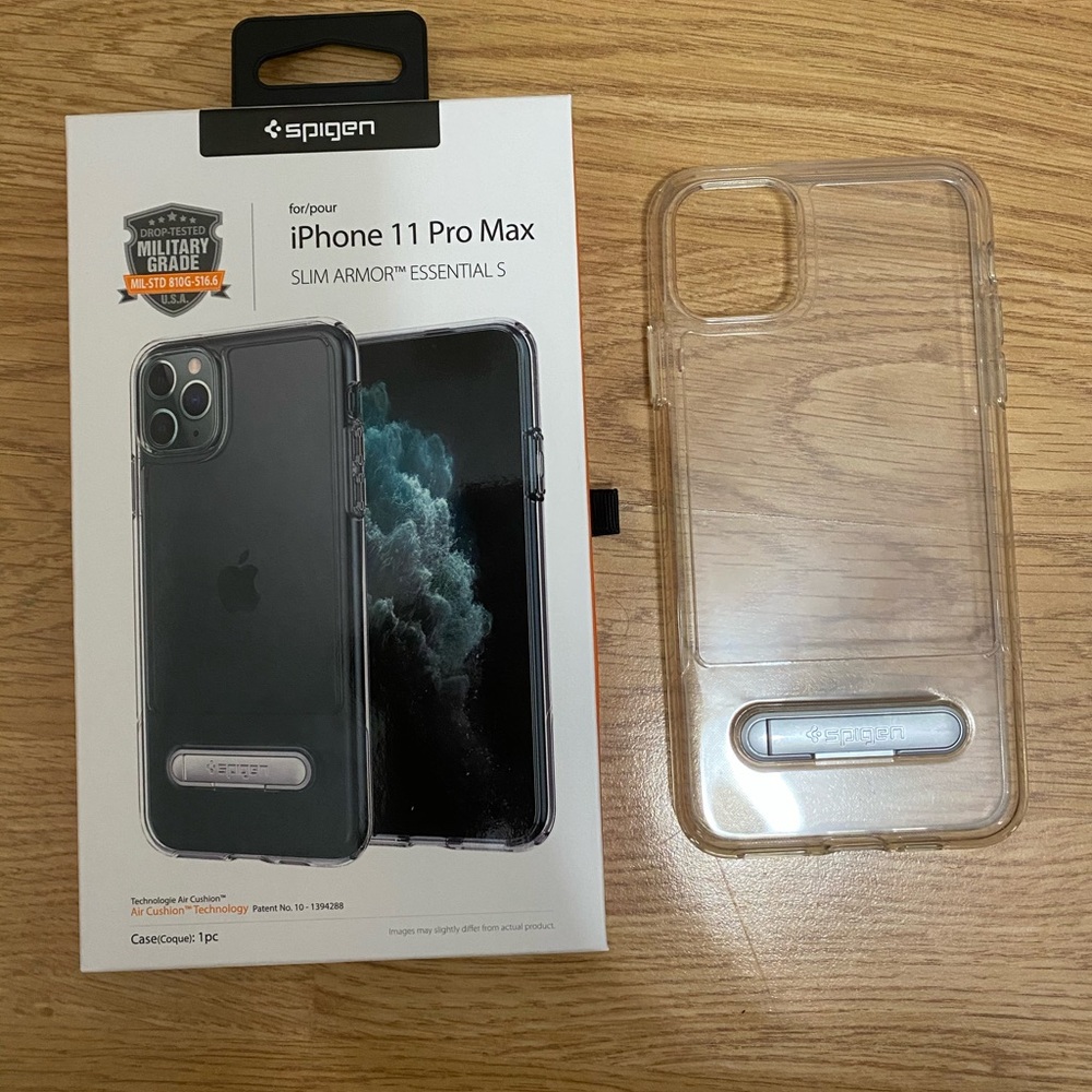 iPhone 11 Pro Max clear military grade phone case